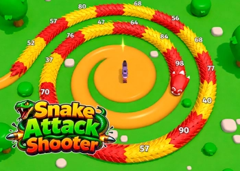 Snake Attack Shooter game screenshot