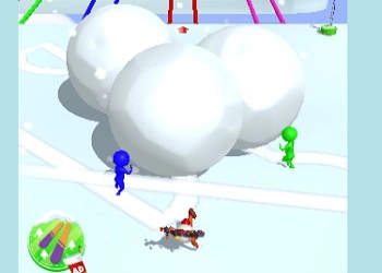 Schneerennen: Weihnachtsläufer Spiel-Screenshot