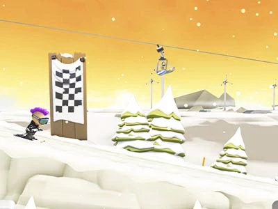 Snow Trial Online اسکرین شات بازی