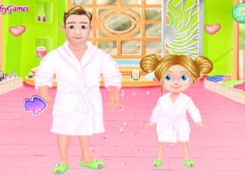 Wellness Mit Papa Spiel-Screenshot