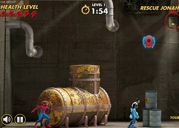 Jogos do Homem-Aranha: Missão de Resgate captura de tela do jogo