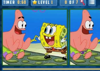 SpongeBob: Keresd a különbségeket játék képernyőképe