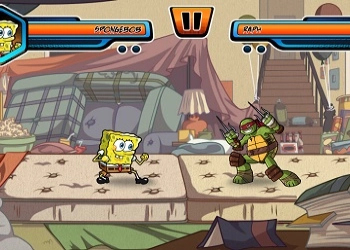 Spongebob hry: Super Brawl World snímek obrazovky hry