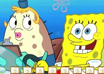Spongebob. Փնտրեք Թաքնված Կրծքանշաններ խաղի սքրինշոթ