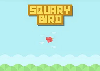 Квадратна Птица екранна снимка на играта