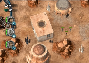 Pościg Choppera Rebeliantów Z Gwiezdnych Wojen zrzut ekranu gry