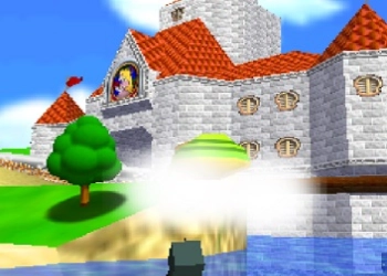 Super Mario 64 Kirby-Editie schermafbeelding van het spel