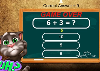 Говорещият Том - Математическо Тестово Предизвикателство екранна снимка на играта