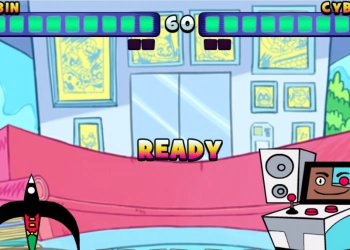 Teen Titans Go: Jump Fighting თამაშის სკრინშოტი