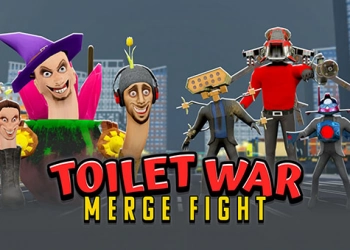 Perang Toilet: Gabungkan Skibidi tangkapan layar permainan