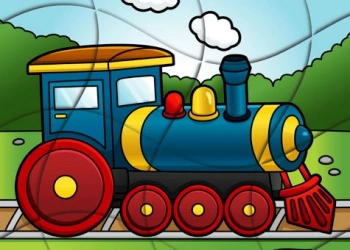 Transport Wavy Jigsaw game screenshot