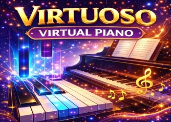 Virtuose: Virtuelles Klavier Spiel-Screenshot