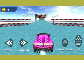 Water Surfer Auto Stunt schermafbeelding van het spel