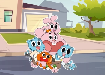 Gumball Boyama Oyunu Dünyası oyun ekran görüntüsü