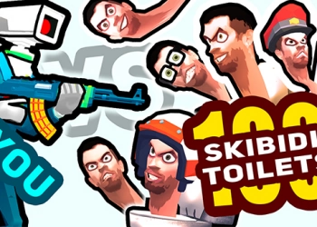 คุณ Vs 100 ห้องน้ำ Skibidi ภาพหน้าจอของเกม